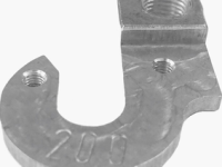 Держатель заднего переключателя &quot;петух&quot; Meta №200 фрезерованный (серебристый)