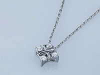 Классическая подвеска из серебра э0612пд07191300_white