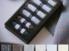 Набор пастели сухой nuance., Six Shades of Grey, 6 шт (серые)