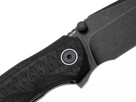 Складной нож Remette Cool Whale, сталь 14C28N, рукоять G10, черный