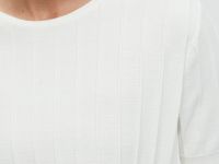 Джемпер из хлопка с коротким рукавом