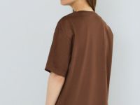 Футболка из искусственной замши, Оранжевый