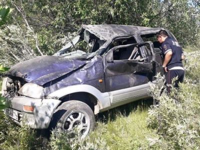 В Якутии перевернулся автомобиль, водитель погиб