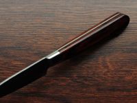 Нож кухонный овощной 80 мм, Sakai Takayuki, сталь VG-10 Damascus, рукоять дерево pakka wood
