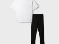 Комплект трикотажный для девочек: фуфайка (футболка), брюки (легинсы)