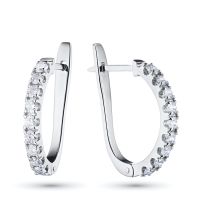 Серьги из белого золота э4712сг04201467
