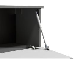 ТВ-тумба подвесная Шелтон 240x30 Графитовый