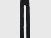 Вязаная шапка-ушанка для девочек, Черный