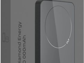 Портативное зарядное устройство VLP Diamond Energy MagSafe / Qi 10 000 мАч Чёрное