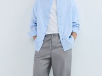 Брюки из микротвила, Серый