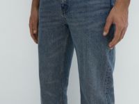 Прямые джинсы, Синий