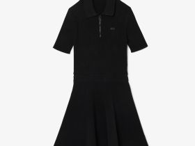Женское эластичное платье Lacoste на молнии