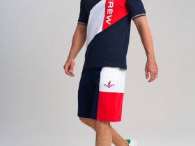 Джемпер трикотажный с воротником поло для мужчин