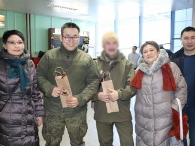 В Якутске встретили бойцов отряда «Боотур», вернувшихся из зоны СВО
