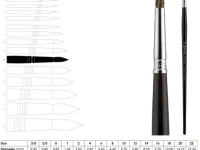 Кисть синтетика круглая Escoda "Vintage"