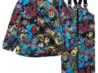 Комплект текстильный с полиуретановым покрытием для мальчиков: куртка, полукомбинезон