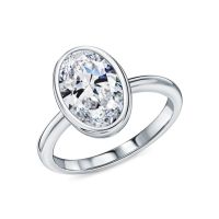 Серебряное кольцо с фианитами
