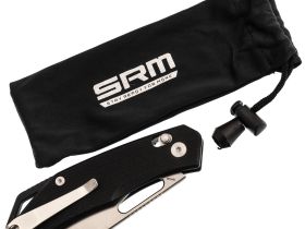 Складной нож SRM Cub 261M-GB, сталь 154CM, рукоять G10, черный