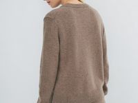 Джемпер из шерсти, Коричневый