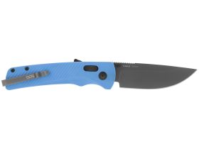 Полуавтоматический складной нож Flash Mk3 Civic Cyan, сталь D2, рукоять синий GRN