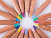 Карандаш профессиональный цветной "Мастер-класс" №762, оливковый зеленый светлый