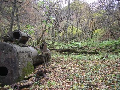 Место ("Паровик"), где располагалась база партизанского отряда Отрадненского района