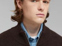 Кардиган на молнии с шерстью