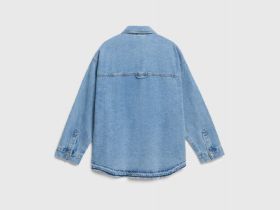 Джинсовая рубашка для девочек, Голубой
