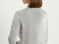 Джемпер прямого силуэта из термоткани