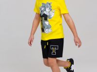 Комплект трикотажный для мальчиков: фуфайка (футболка), шорты