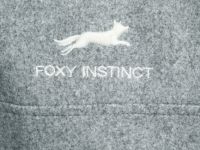 Толстовка с воротником-стойкой на молнии, Серый