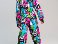 Комбинезон текстильный с полиуретановым покрытием для девочек