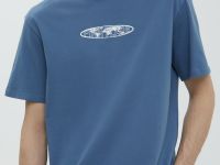 Футболка из хлопка с принтом