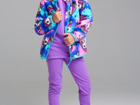 Куртка трикотажная для девочек