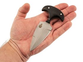 Нож тычковый Пиранья, сталь 65Х13, рукоять венге