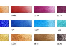 Набор акварели Super Vision 24 цв в кюветах, расширенная палитра, деревенный кейс на магните