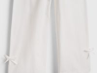 Брюки с бантами для девочек, Белый