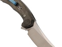 Складной нож Reate PL-7 сатин, сталь Nitro-V, рукоять микарта, черный
