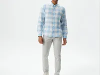 Мужская клетчатая рубашка Lacoste