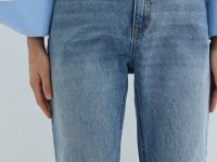 Джинсы Boyfriend с низкой посадкой, Голубой