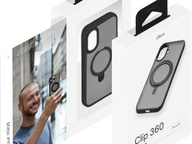 Клип-кейс uBear Clip 360 Mag для Apple iPhone 16 Чёрный