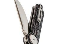 Складной нож Dr.Tech W3897MG, сталь D2, рукоять микарта, Pattern gray