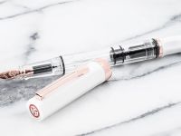 Ручка перьевая TWSBI ECO Rose Gold, Белый, M