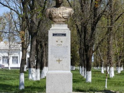 Бюст дважды Героя Советского Союза В.А. Алексеенко