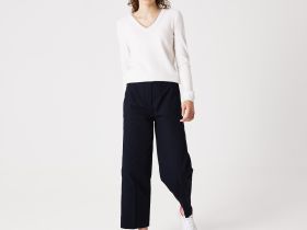 Женский свитер Lacoste из шерсти и кашемира