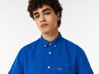 Мужская льняная рубашка Lacoste