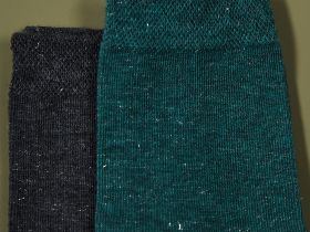 Носки Cozy Home, серый/зеленый