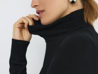 Базовая водолазка, Черный