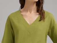 Свободная блузка со льном