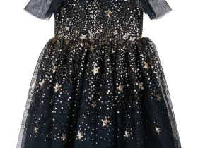 Карнавальный костюм: нарядное платье и шляпа волшебницы